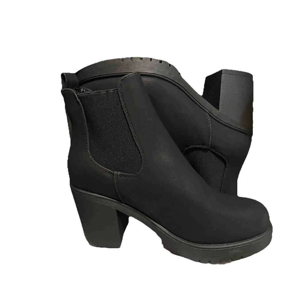 DREAM PAIRS Women's Ankle Boots Chunky Low Heel Chelsea Booties Slip On...